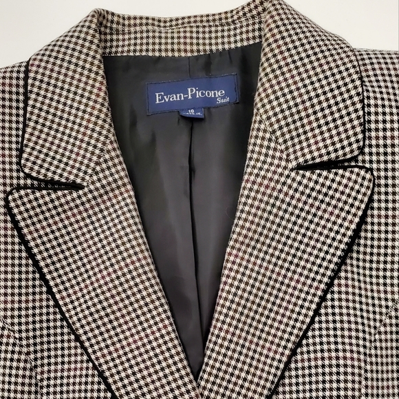 EVAN- PICONE CAREER WEAR 3 PIECE WOMEN PANT SUIT ( SIZE 10 ) - Picture 3 of 10